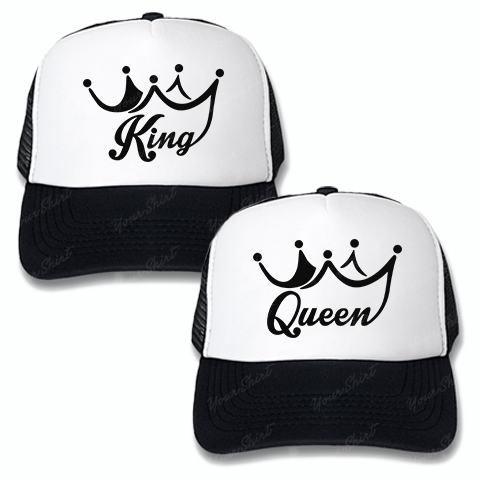 Парні кепки King & Queen 11