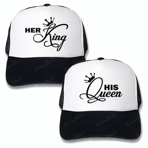 Парні кепки King & Queen 12